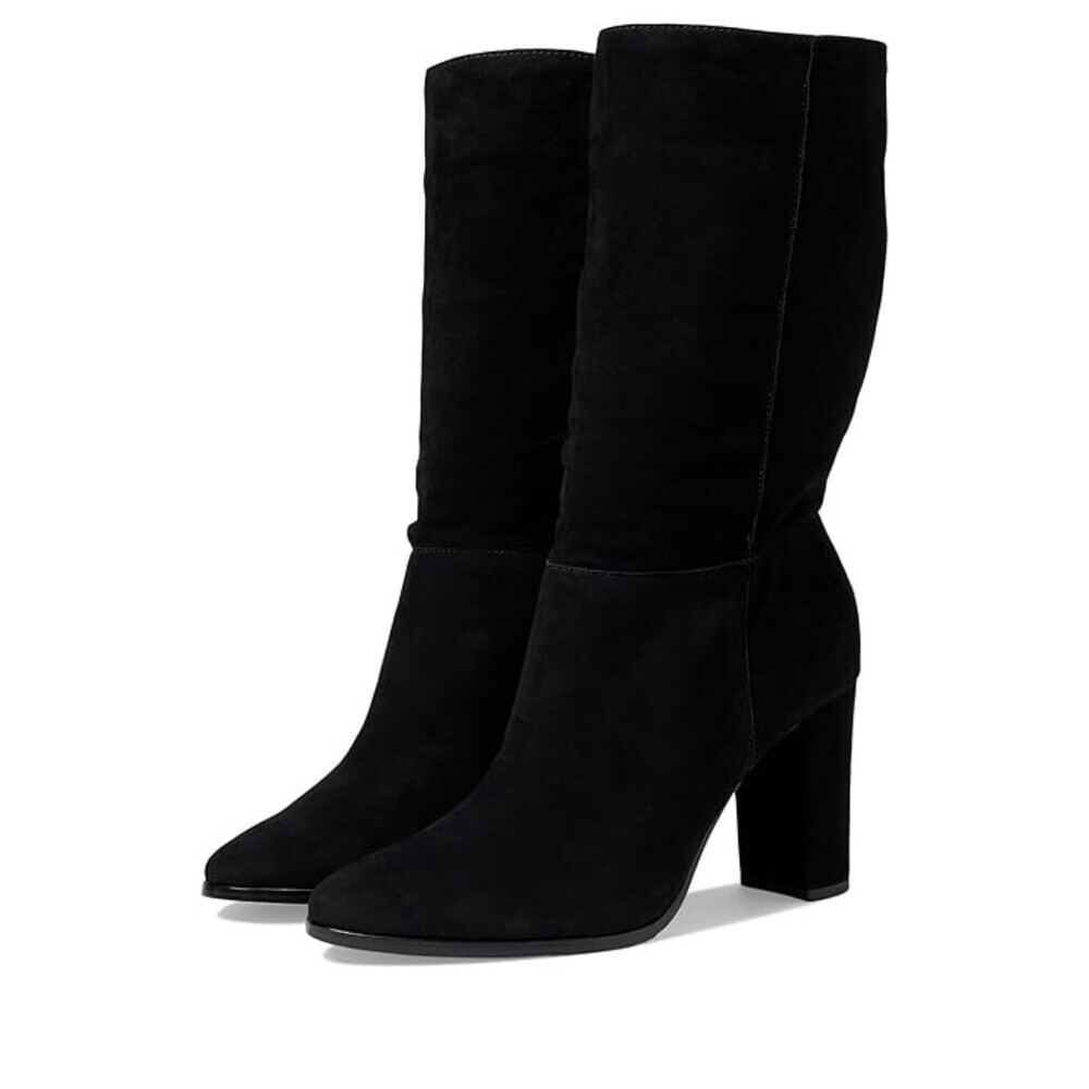 Lauren Ralph Lauren Artizan II Boots Womens US 9.5 Black Mid-Calf Bootie LION143